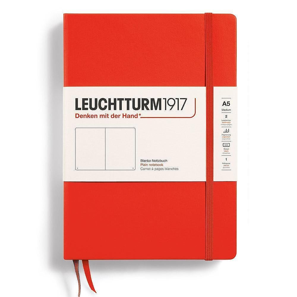 Тефтер Leuchtturm1917 New Colours - Lobster, A5, твърди корици, бели страници