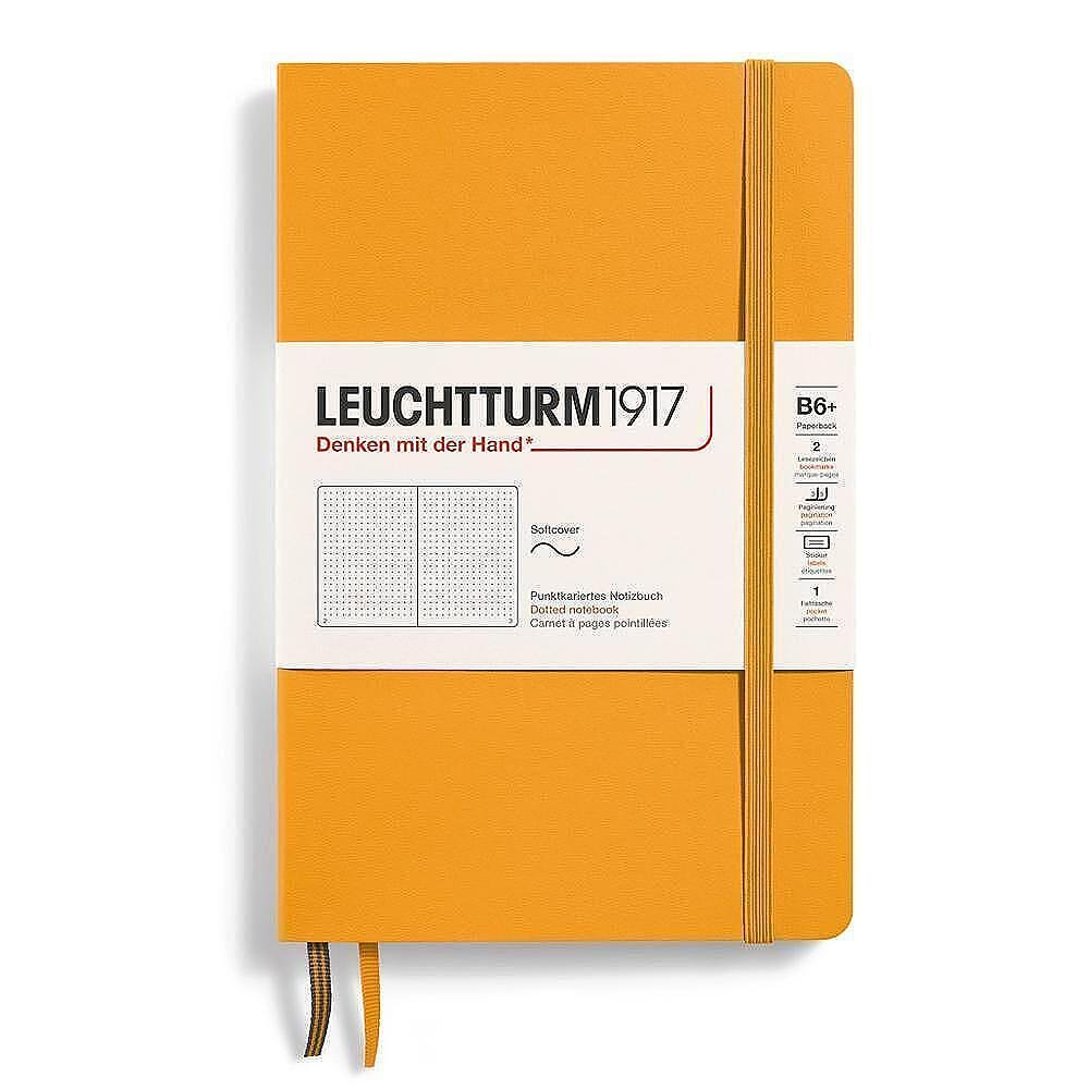 Тефтер B6+ Leuchtturm1917 Notebook Paperback Rising Sun, меки корици, на точки