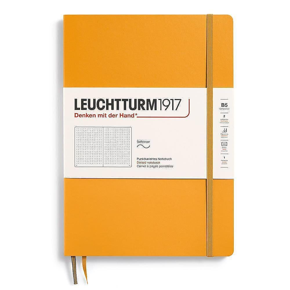 Тефтер B5 Leuchtturm1917 Notebook Composition Rising Sun, мека корица, на точки