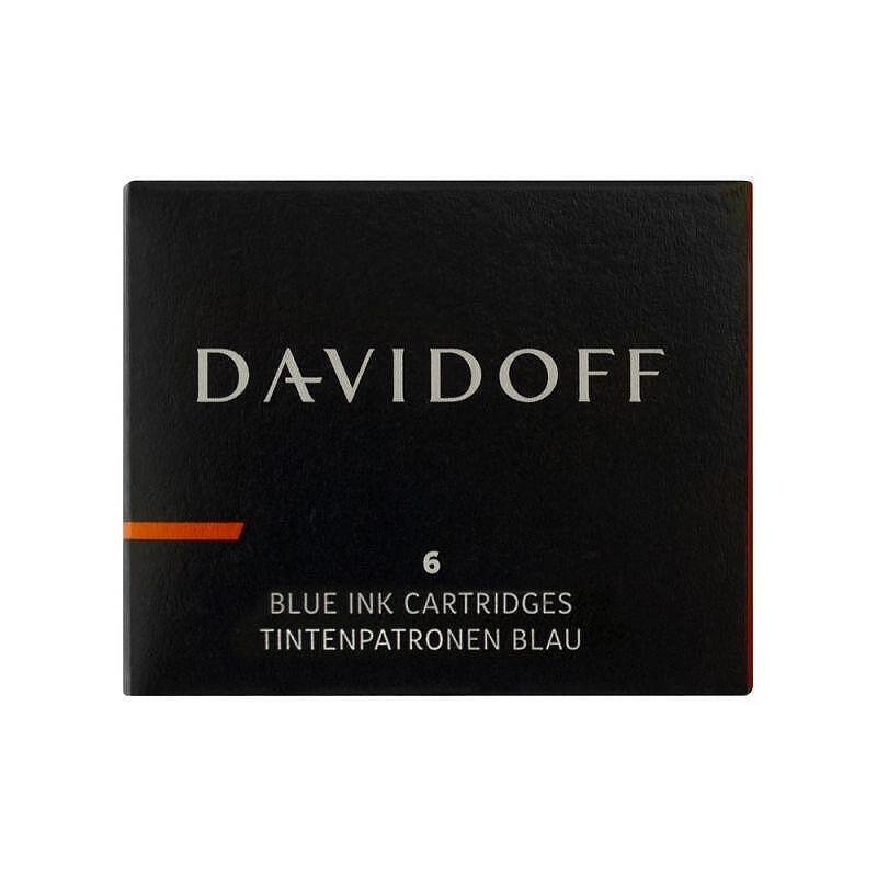 Патрончета за писалка Davidoff, сини, 6x бр. в опаковка