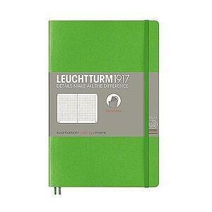 Тефтер B6+ Leuchtturm1917 Notebook Paperback Fresh Green, мека корица, на точки