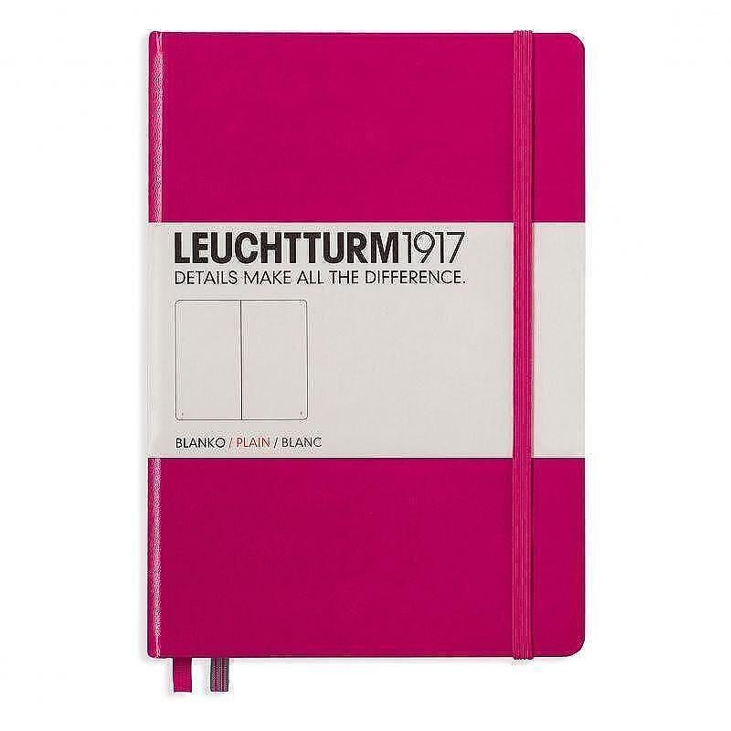 Тефтер А5 Leuchtturm1917 Notebook Medium Berry, твърди корици, бели страници