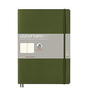 Тефтер B5 Leuchtturm1917 Notebook Composition Army, меки корици, бели страници
