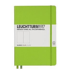 Тефтер А5 Leuchtturm1917 Notebook Medium Lime, твърди корици, бели страници
