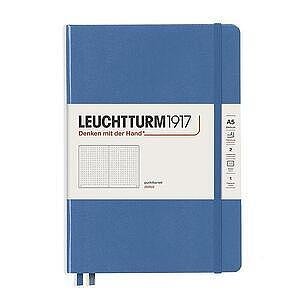 Тефтер А5 Leuchtturm1917 Muted Colors Collection Denim, твърди корици, на точки