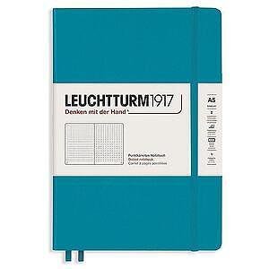 Тефтер А5 Leuchtturm1917 Smooth Colors Collection Ocean, твърди корици, на точки