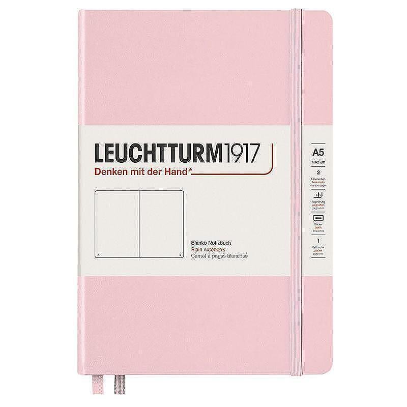 Тефтер А5 Leuchtturm1917 Muted Colors Collection Powder, твърди корици, бели страници