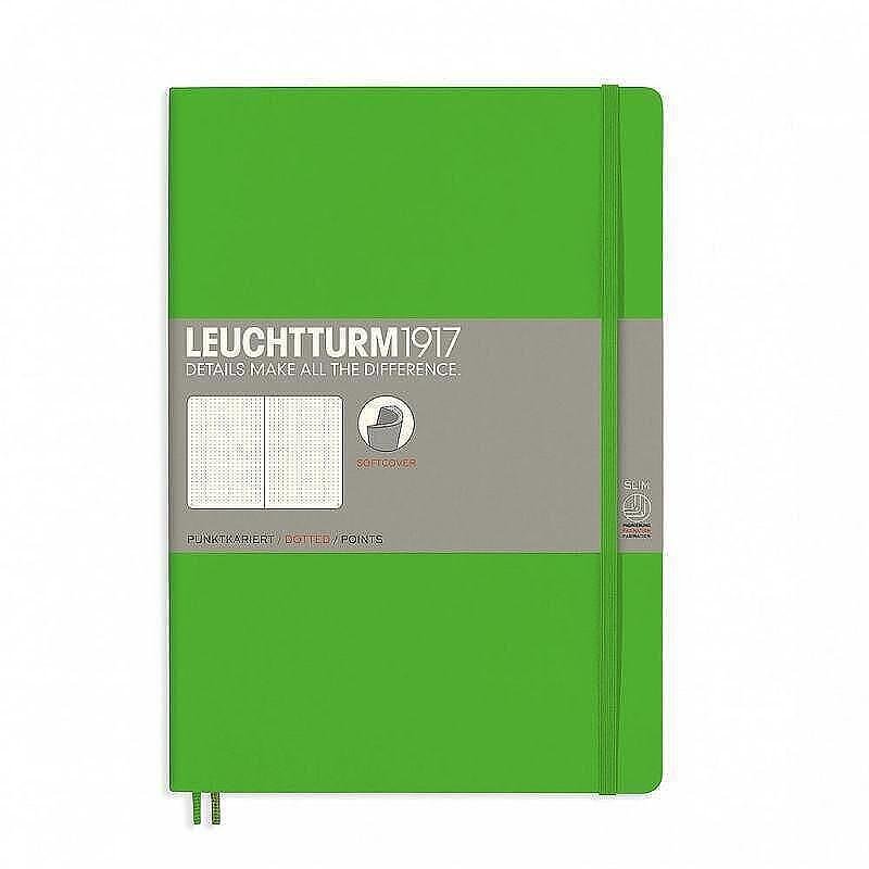 Тефтер B5 Leuchtturm1917 Notebook Composition Fresh Green, мека корица, на точки