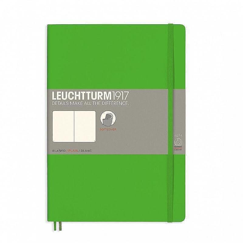 Тефтер B5 Leuchtturm1917 Notebook Composition Fresh Green, мека корица, бели страници
