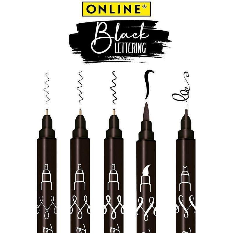 Комплект тънкописци Online, 5x бр. в картонена кутия