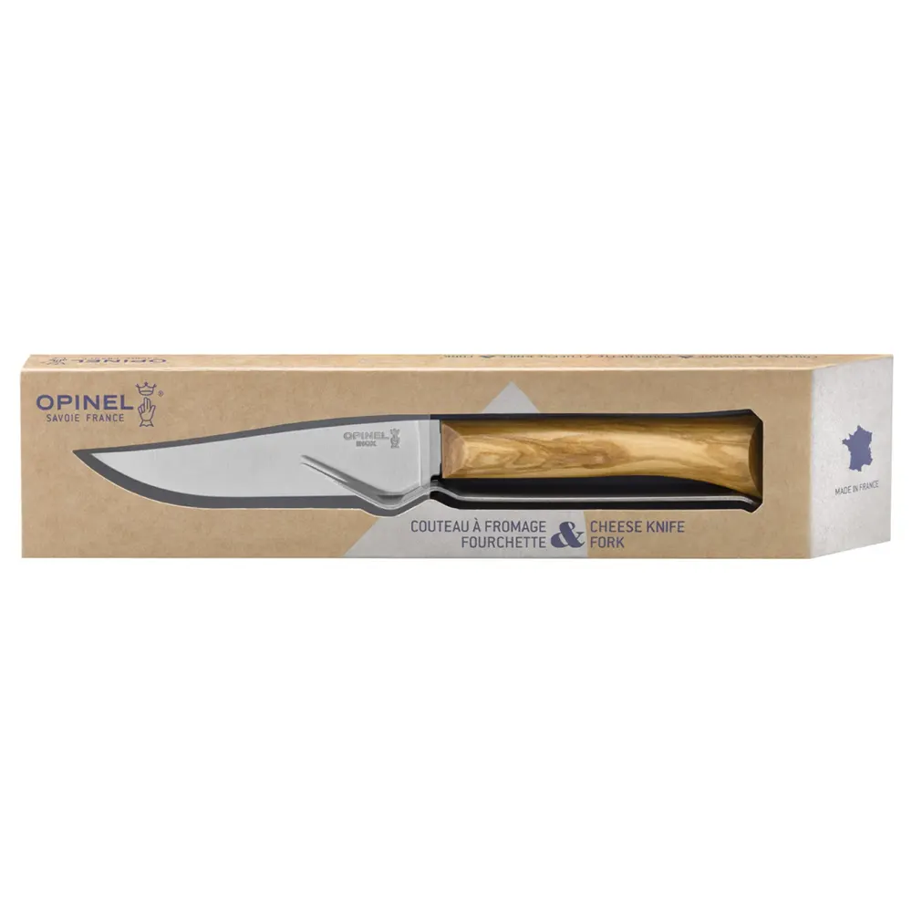 Нож за сирена Opinel Olivier + вилица - 4