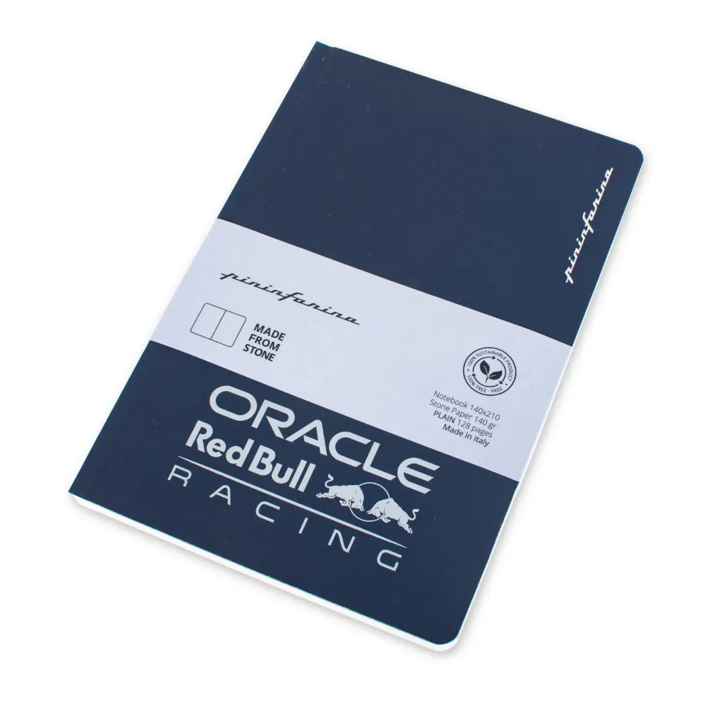 Тефтер Pininfarina - Oracle Red Bull Racing Cool Grey, каменна хартия - 2