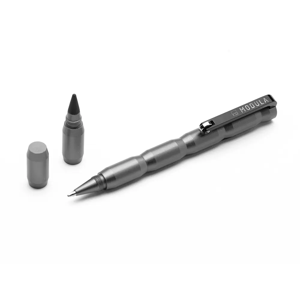 Мултифункционално пишещо средство Pininfarina - Modula Gun Metal, 2 сменяеми върха - 6
