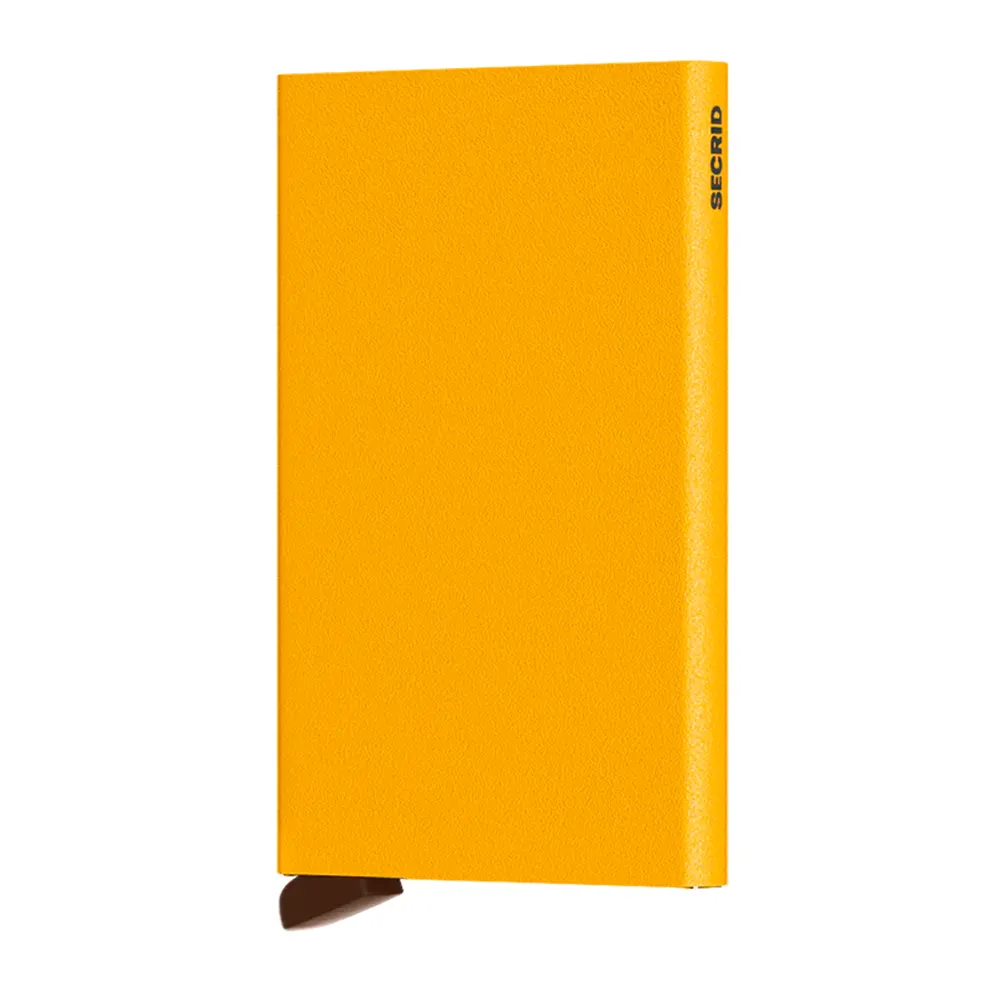 Автоматичен калъф за карти SECRID - Powder Ochre, с RFID защита