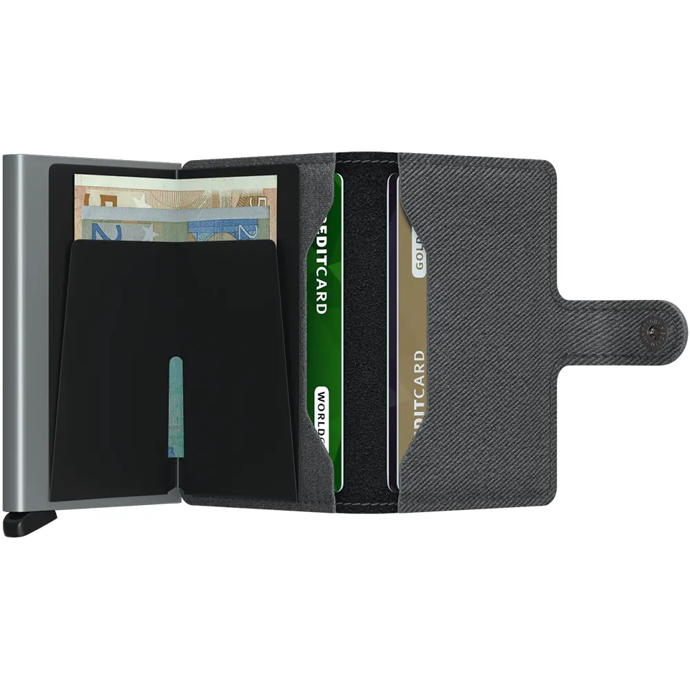 Портфейл SECRID - Mini Twist Grey, с RFID защита - 3