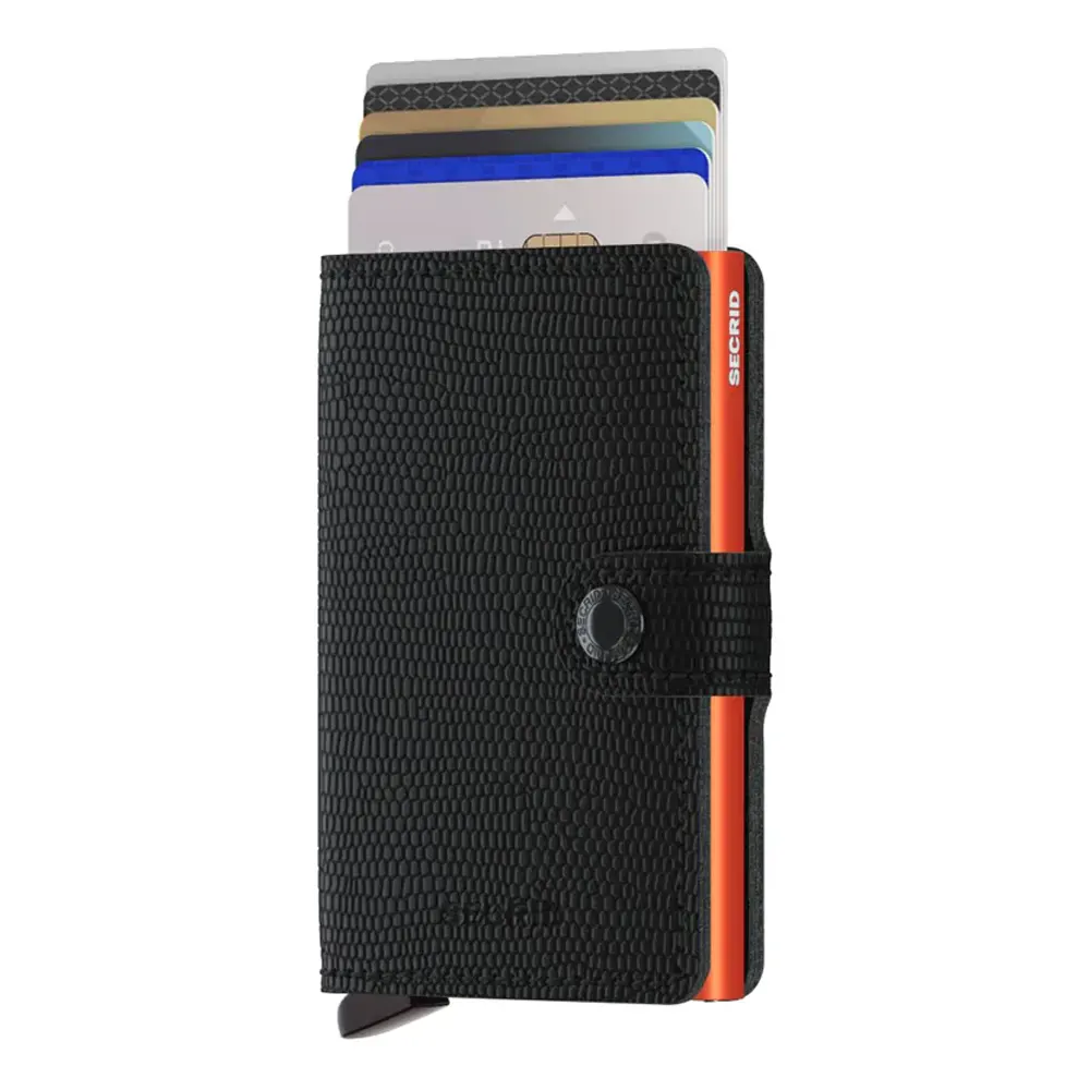 Портфейл SECRID - Mini Rango Black-Orange, с RFID защита - 2