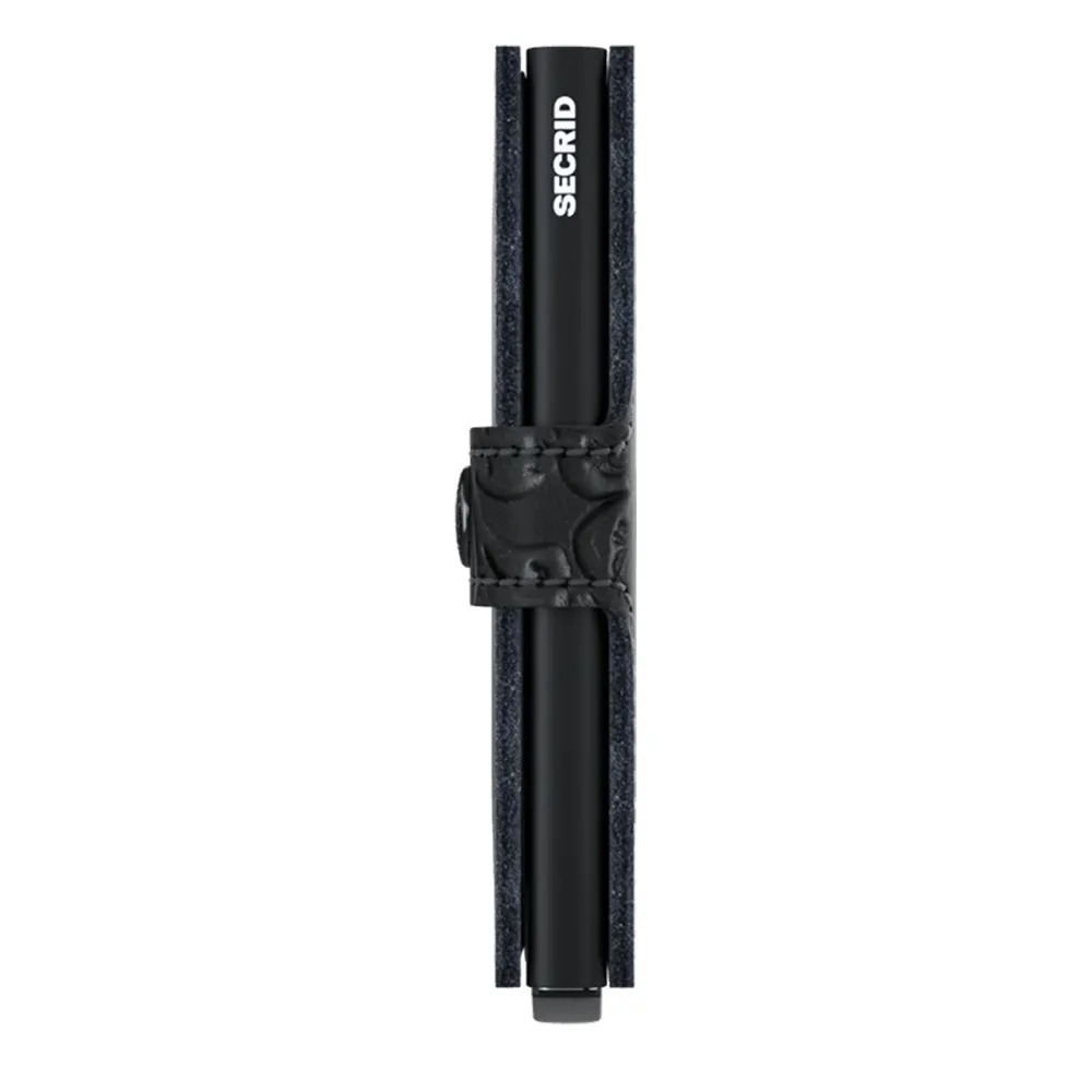 Портфейл SECRID - Mini Ornament Black, с RFID защита - 4