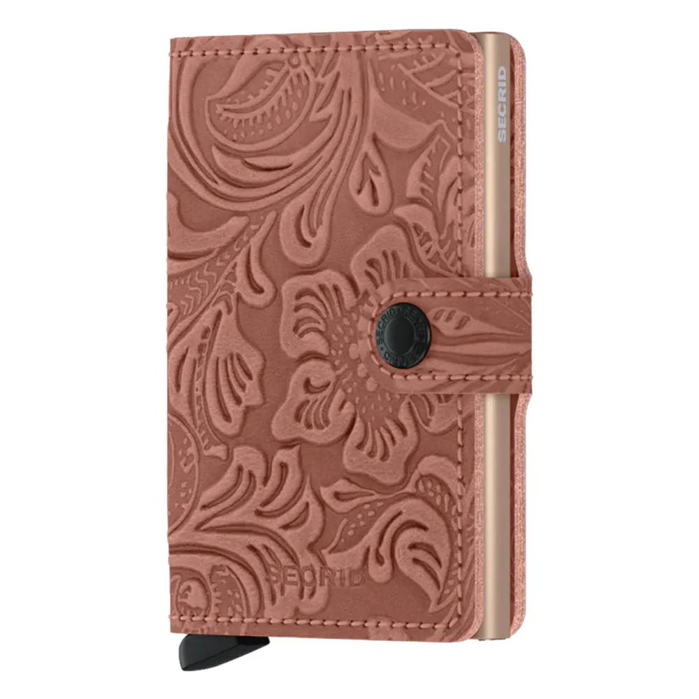 Портфейл SECRID - Mini Ornament Rose, с RFID защита
