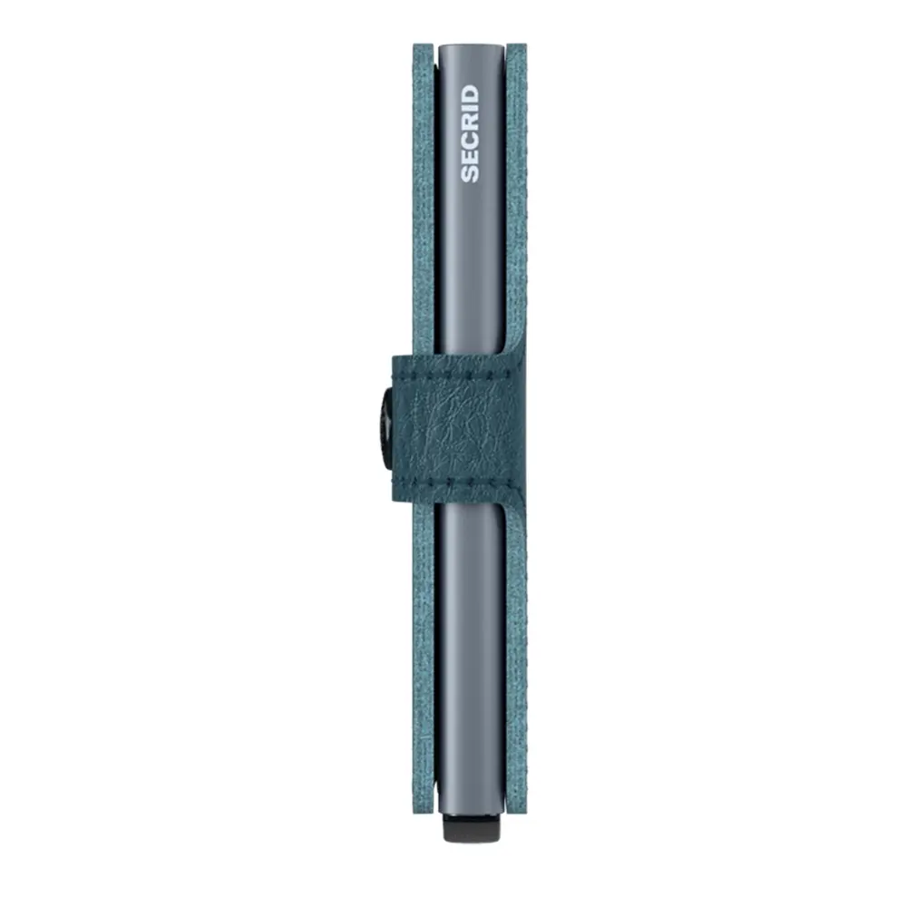 Портфейл SECRID - Mini Stitch Magnolia Petrolio, с RFID защита - 4
