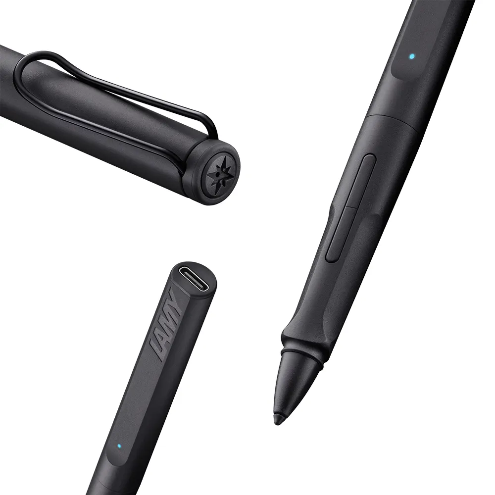 Стилус за дигитално писане Lamy - Safari Note+ All Black - 4