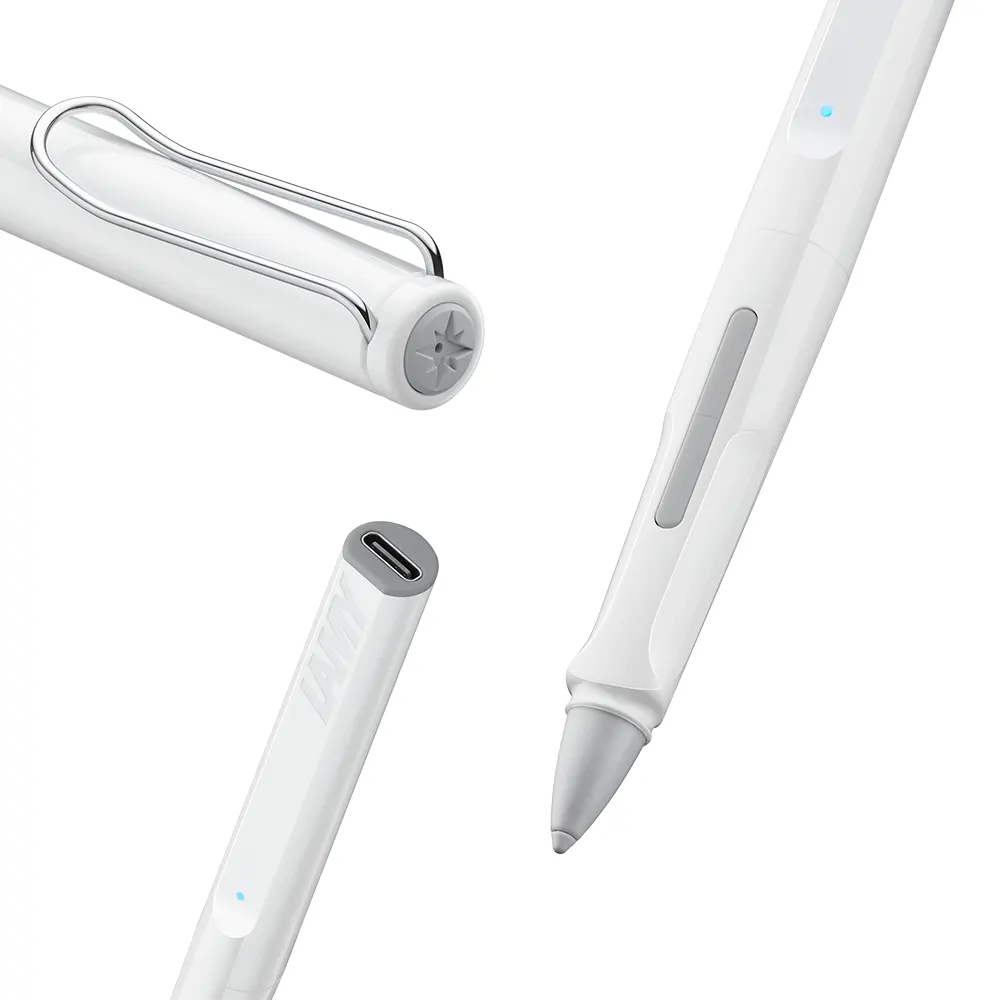 Стилус за дигитално писане Lamy - Safari Note+ White - 4