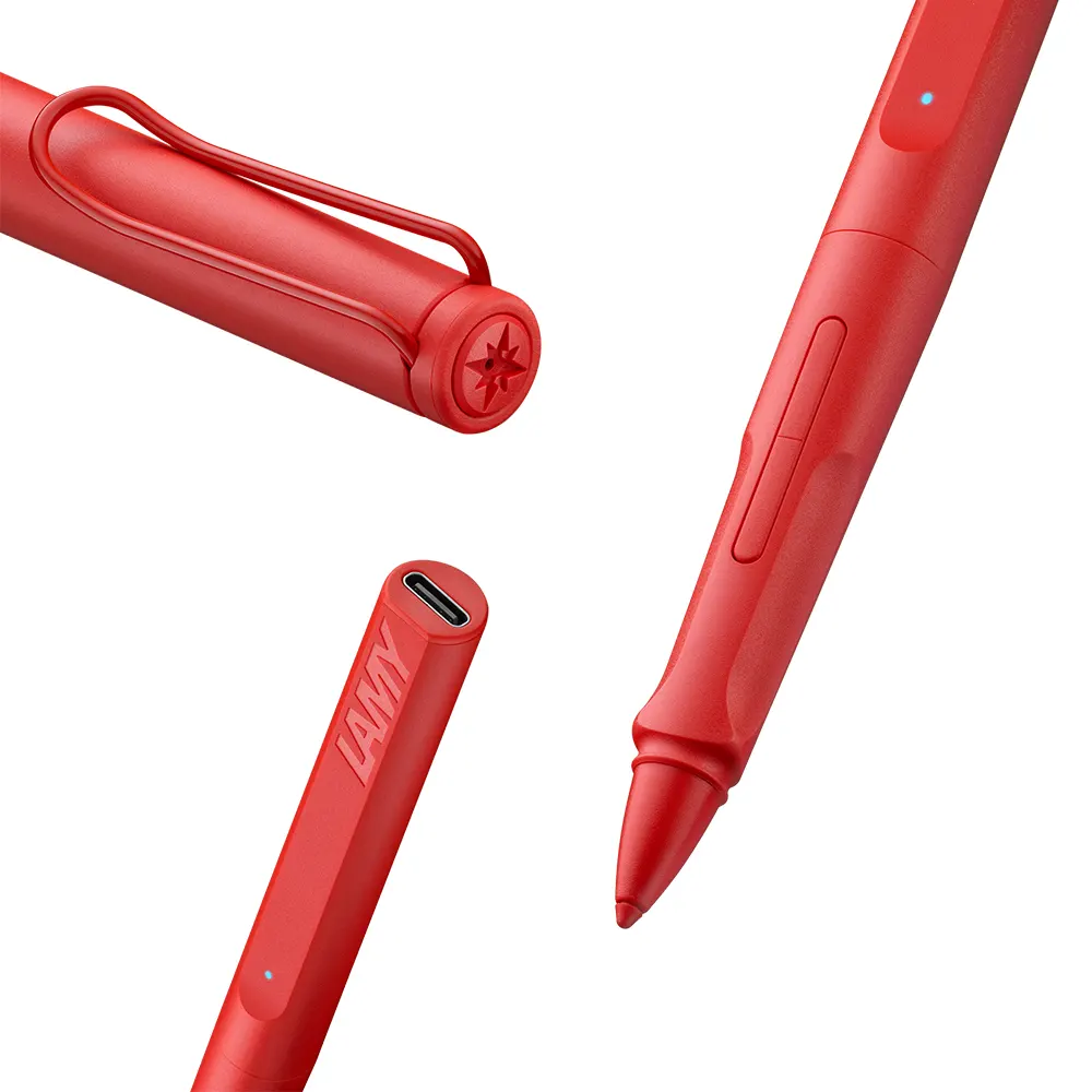 Стилус за дигитално писане Lamy - Safari Note+ Red - 4