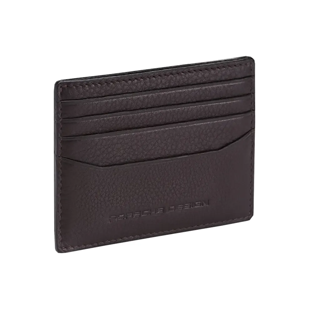 Калъф за кредитни карти Porsche Design Business 8, RFID защита, тъмнокафяв