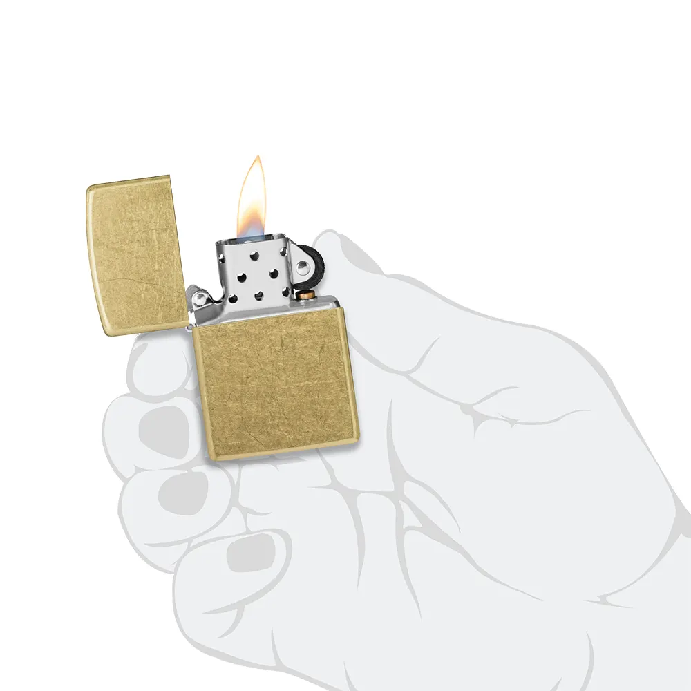 Запалка Zippo 48267 Street Brass - 5