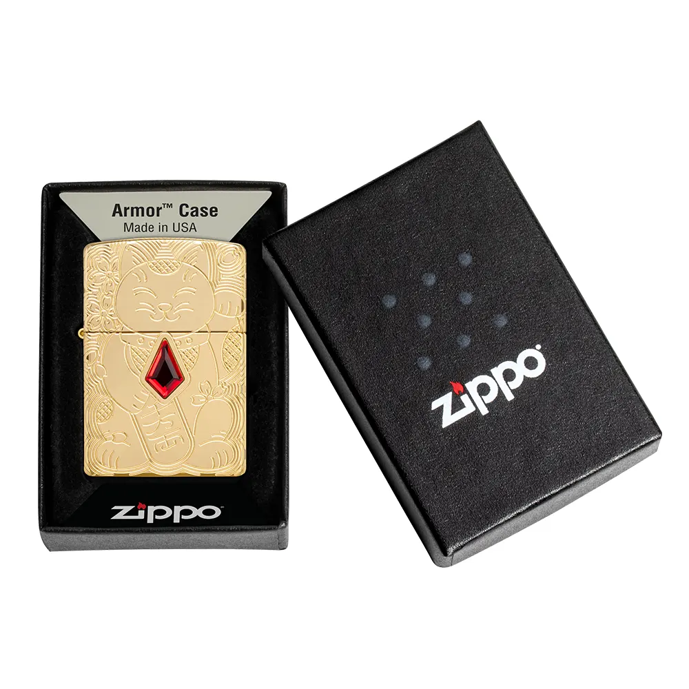 Запалка Zippo - Armor® Lucky Cat Design - 6