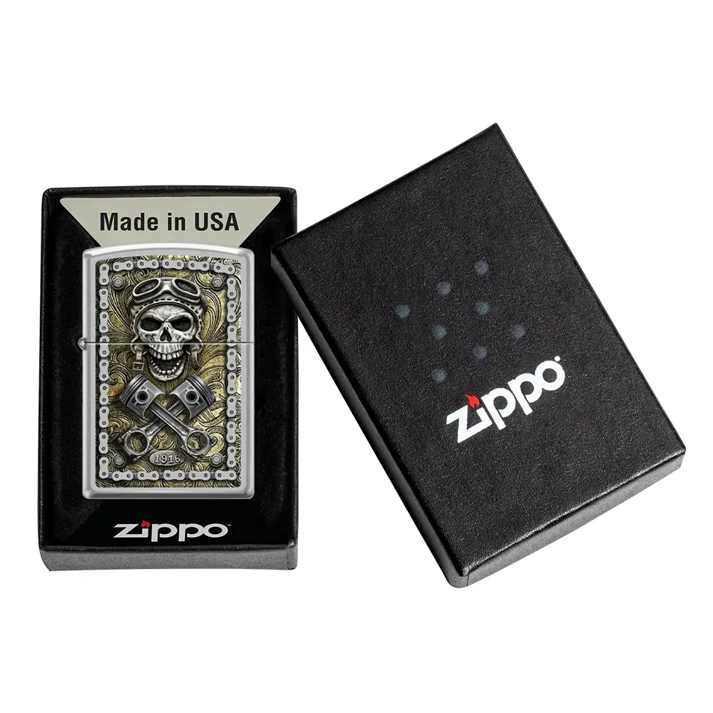 Запалка Zippo - Rick Rietveld Steampunk Skull - 2