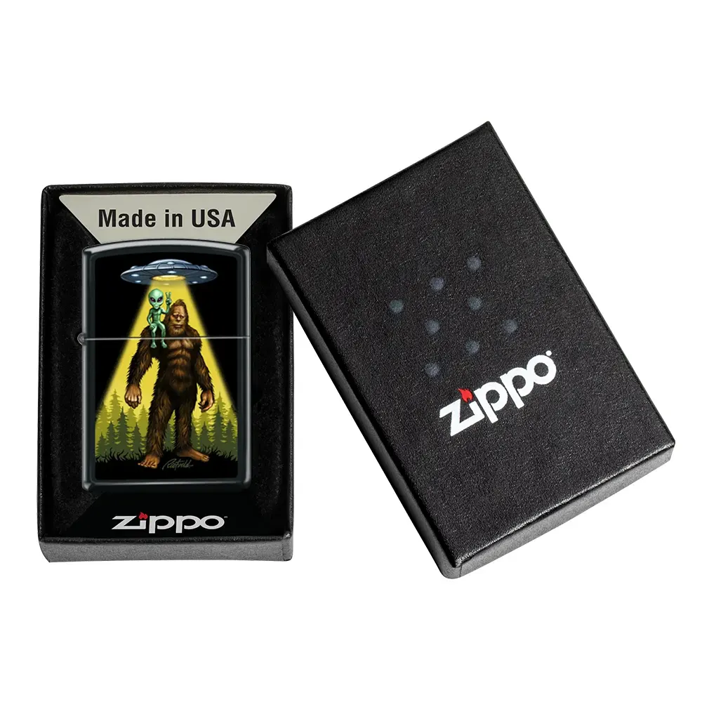 Запалка Zippo - Rick Rietveld Bigfoot and Alien - 2