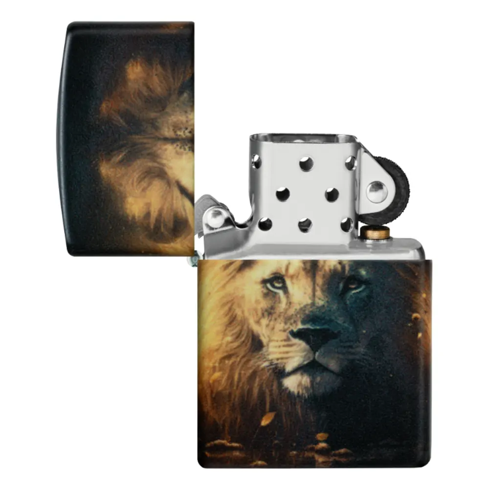 Запалка Zippo - Glow in the Dark Лъв - 4