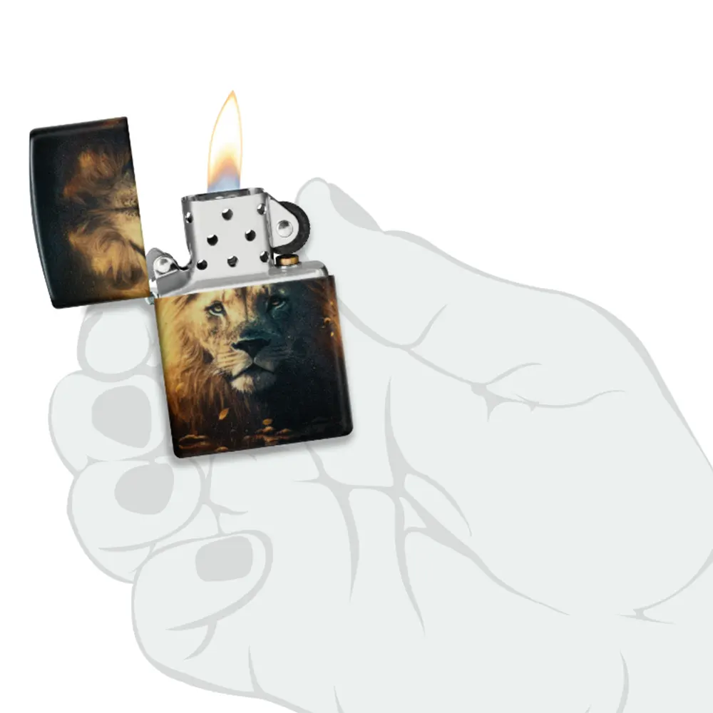 Запалка Zippo - Glow in the Dark Лъв - 5