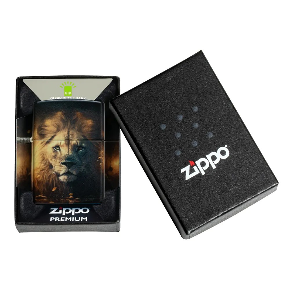 Запалка Zippo - Glow in the Dark Лъв - 11