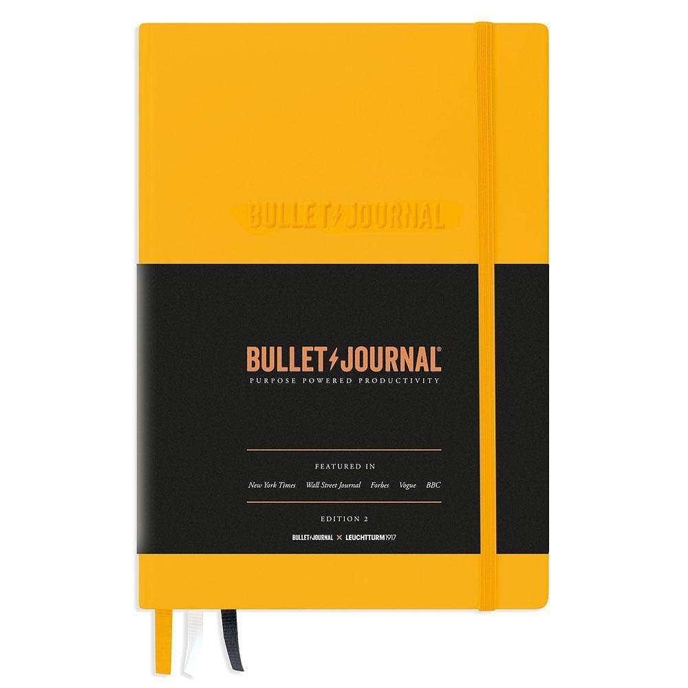 Тефтер А5 Leuchtturm1917 Bullet Journal Edition 2 Yellow 24, 120g/m² хартия