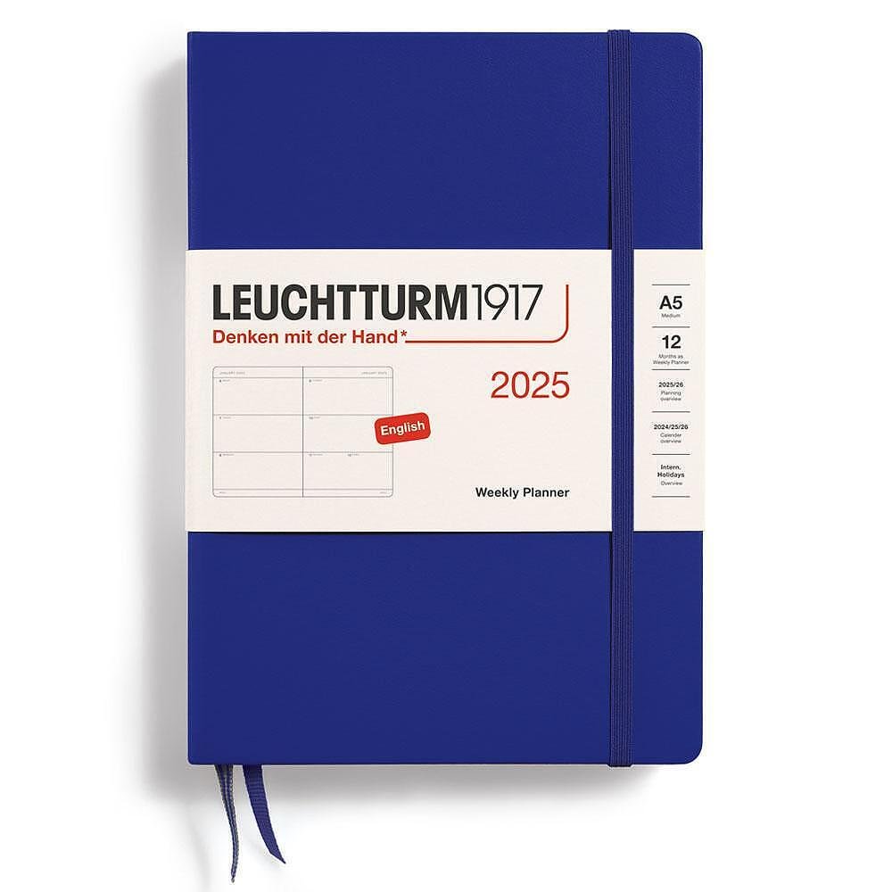 Тефтер А5 Leuchtturm1917 Weekly Planner 2025, Ink