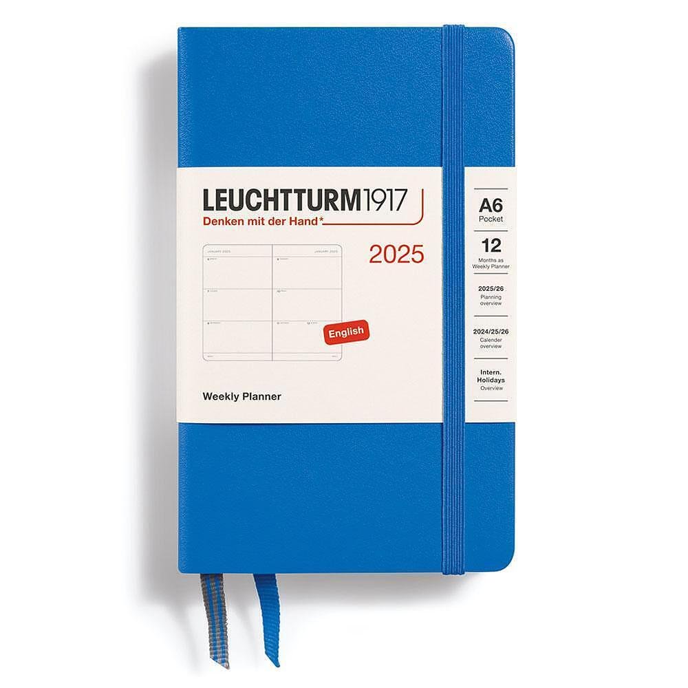 Тефтер A6 Leuchtturm1917 Weekly Planner Pocket 2025, Sky