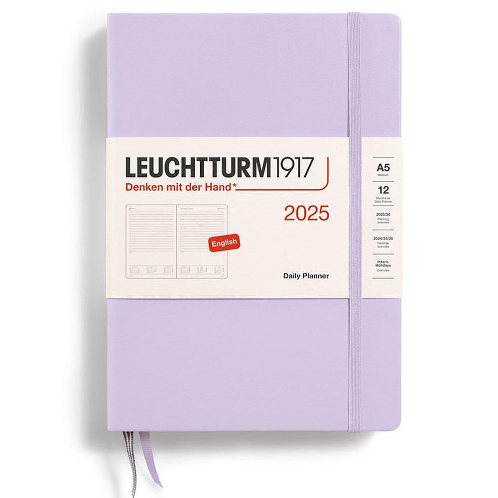 Тефтер А5 Leuchtturm1917 Daily Planner 2025, Lilac