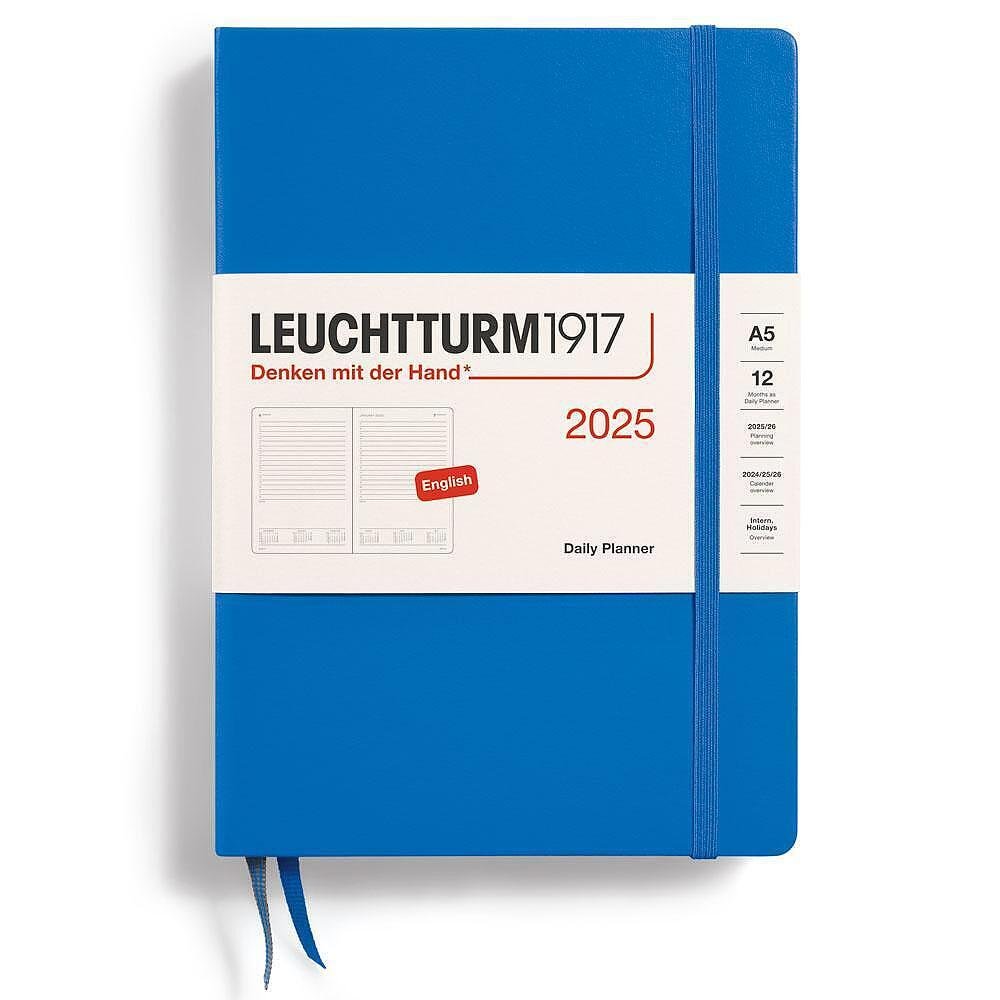 Тефтер А5 Leuchtturm1917 Daily Planner 2025, Sky