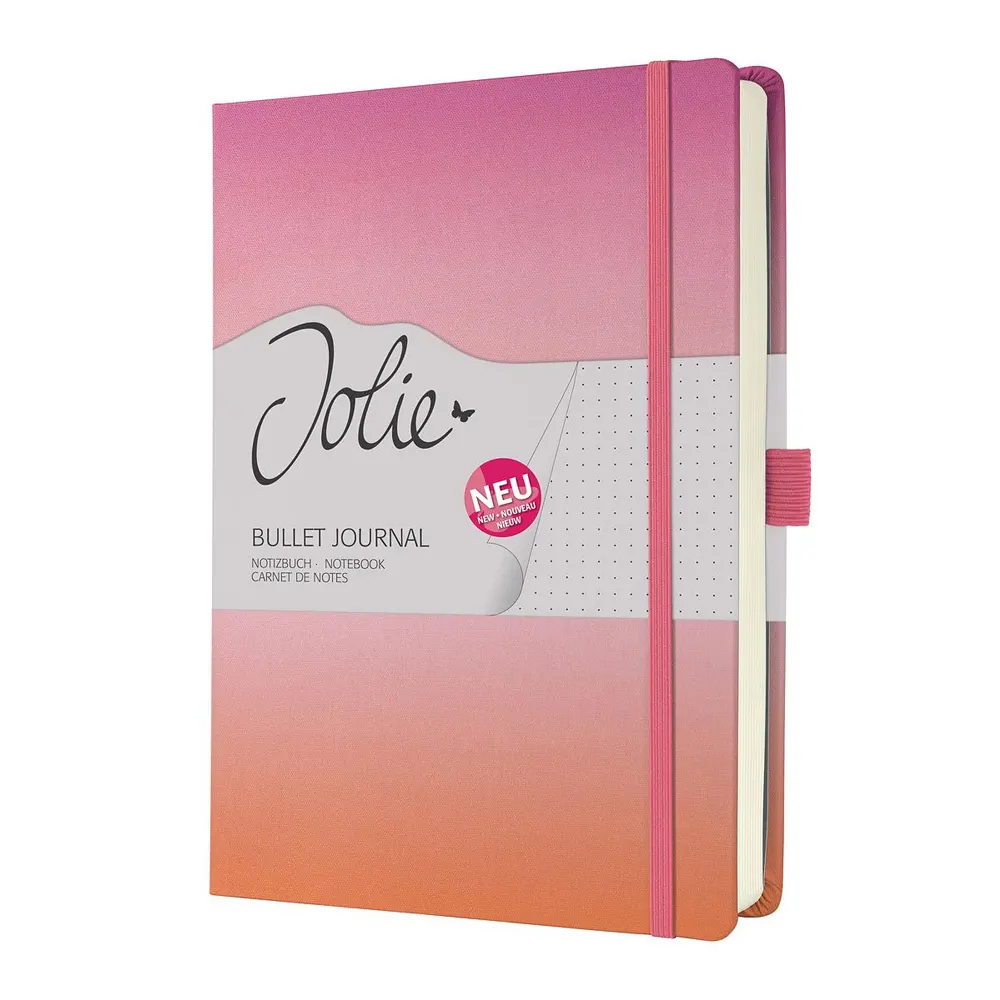 Тефтер Sigel Bullet Journal - Jolie, Gradient Sunset, A5+, твърда корица, на точки