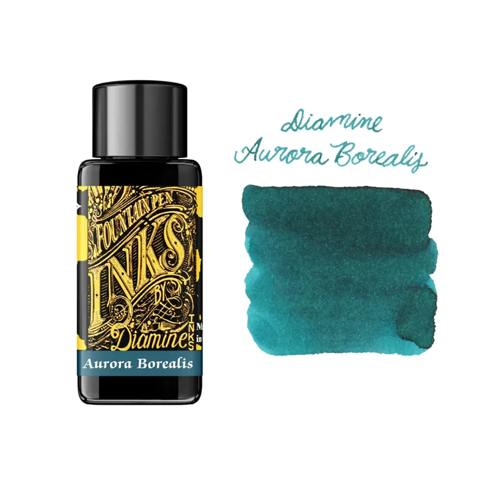 Мастилница Diamine - Aurora Borealis, 30 мл
