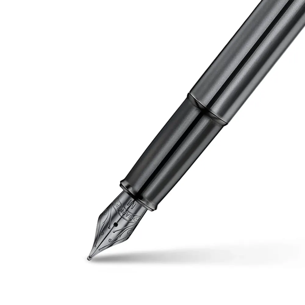 Писалка Sheaffer 100 - Shiny Dark Grey Gun Metal with PVD Trims, размер M - 2