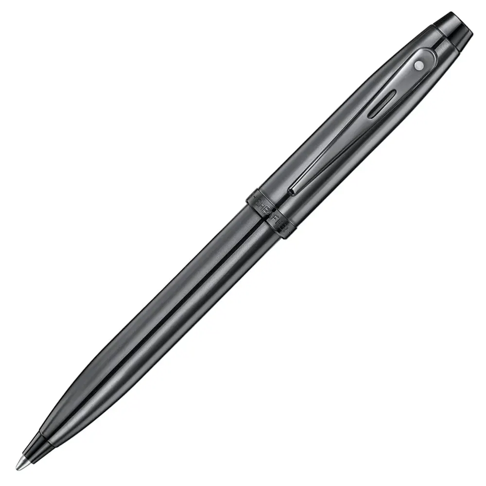 Химикалка Sheaffer 100 - Shiny Dark Grey Gun Metal with PVD Trims