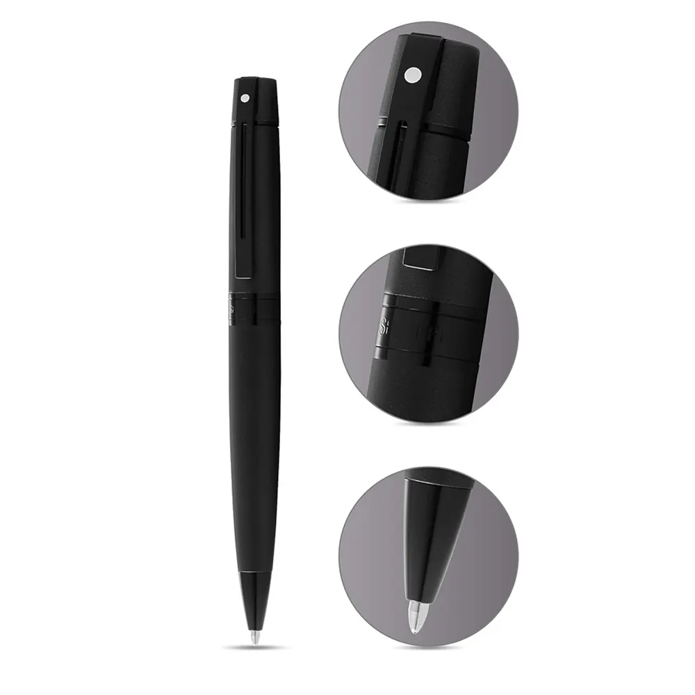 Комплект Sheaffer - химикалка 300 Matte Black и тефтер А5 - 2