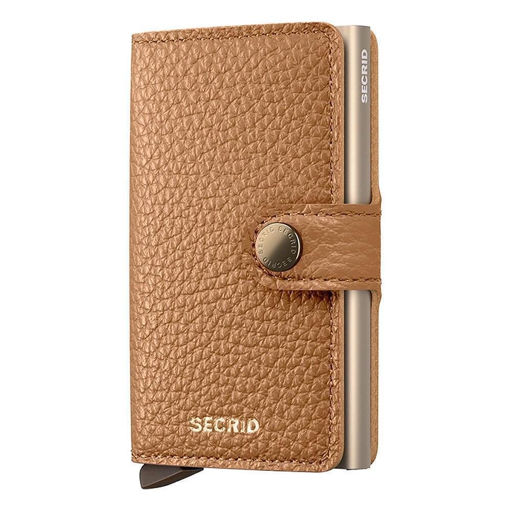 Портфейл SECRID - Mini Pebble Cappuchino, с RFID защита
