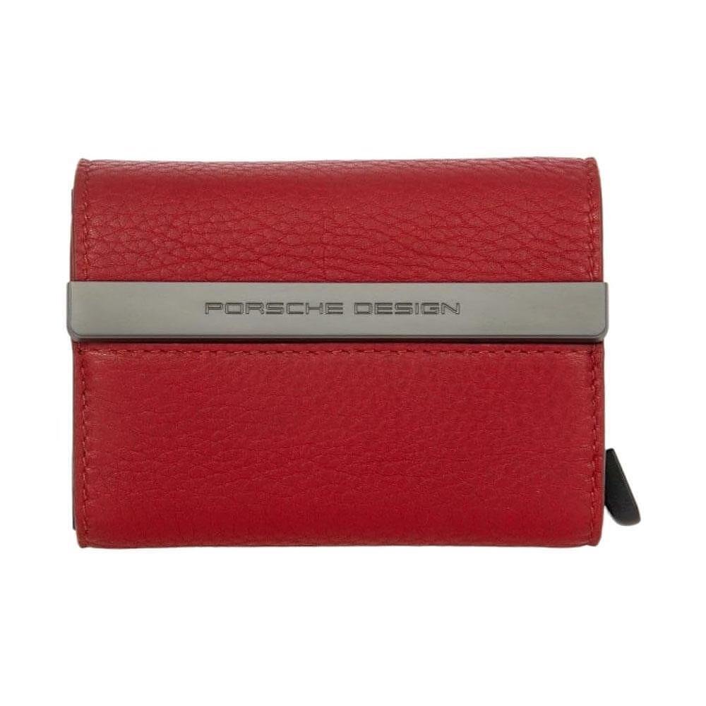 Калъф за кредитни карти Porsche Design X Secrid, RFID защита, червен