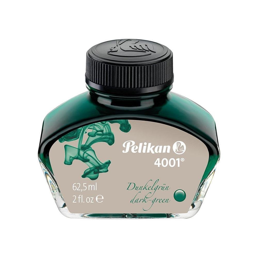 Мастилница Pelikan - Dark Green, 62.5 мл