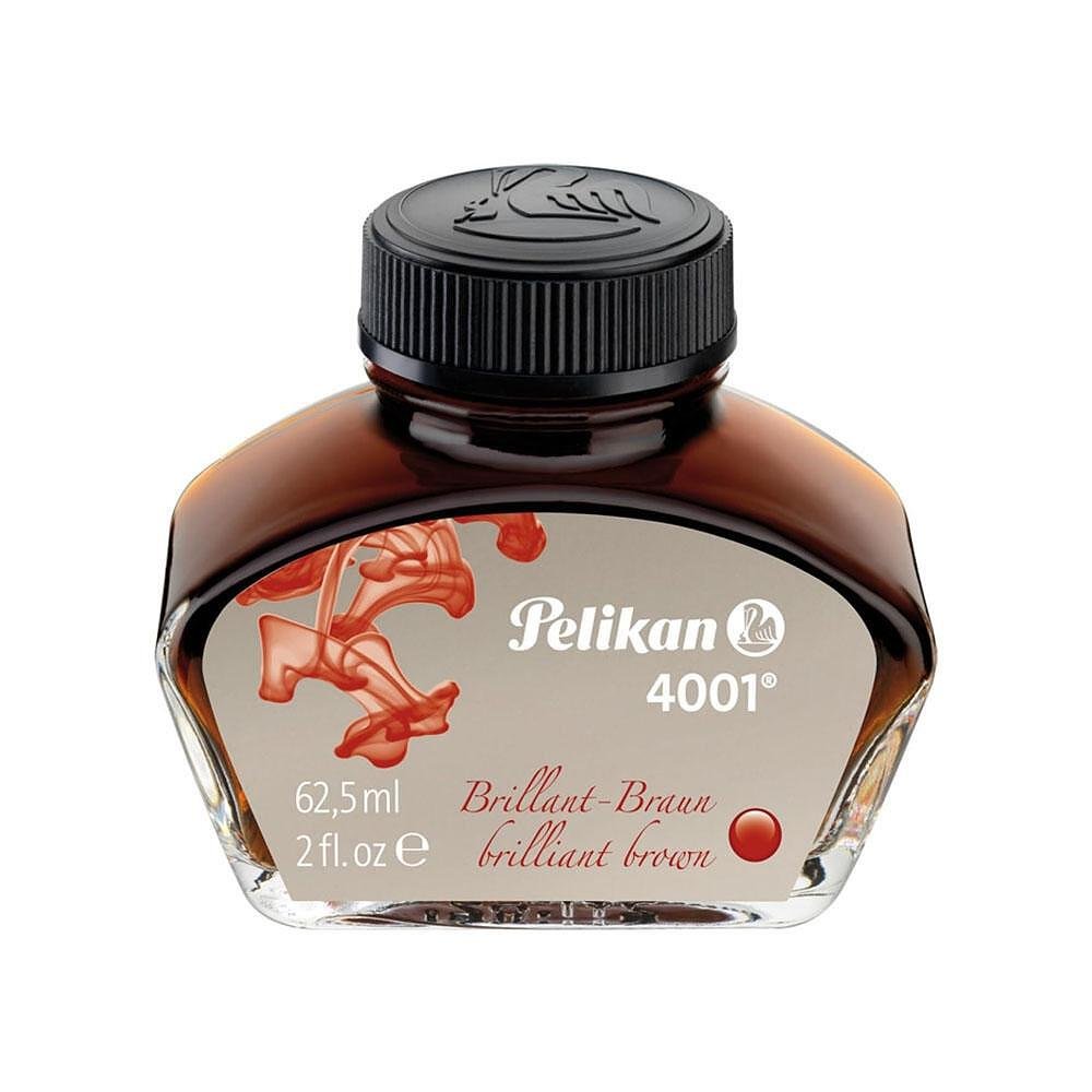 Мастилница Pelikan - Brilliant Brown, 62.5 мл