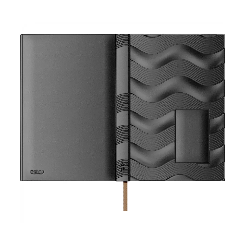 Tефтер Princ Leather Business 930 F - B5, черен - 3
