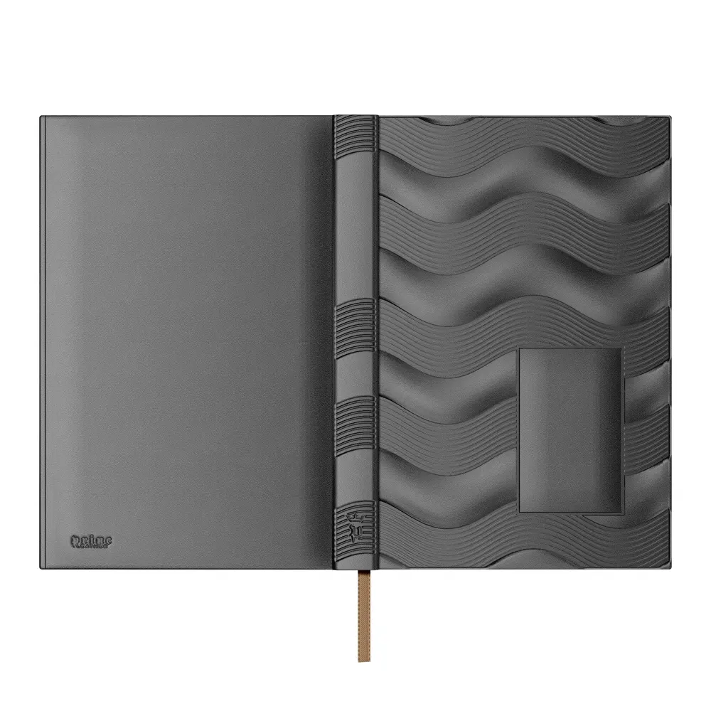 Tефтер Princ Leather Business 930 F - B5, сив - 5